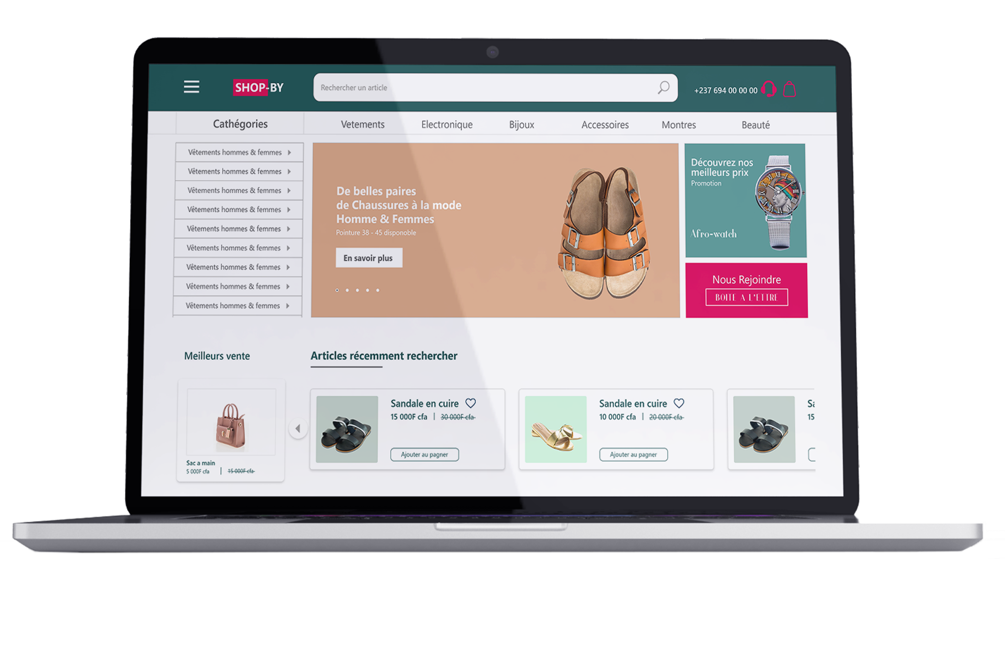 Portfolio image of SHOP-By website